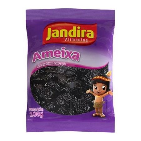 Ameixa Seca Jandira 100g Com Caroco