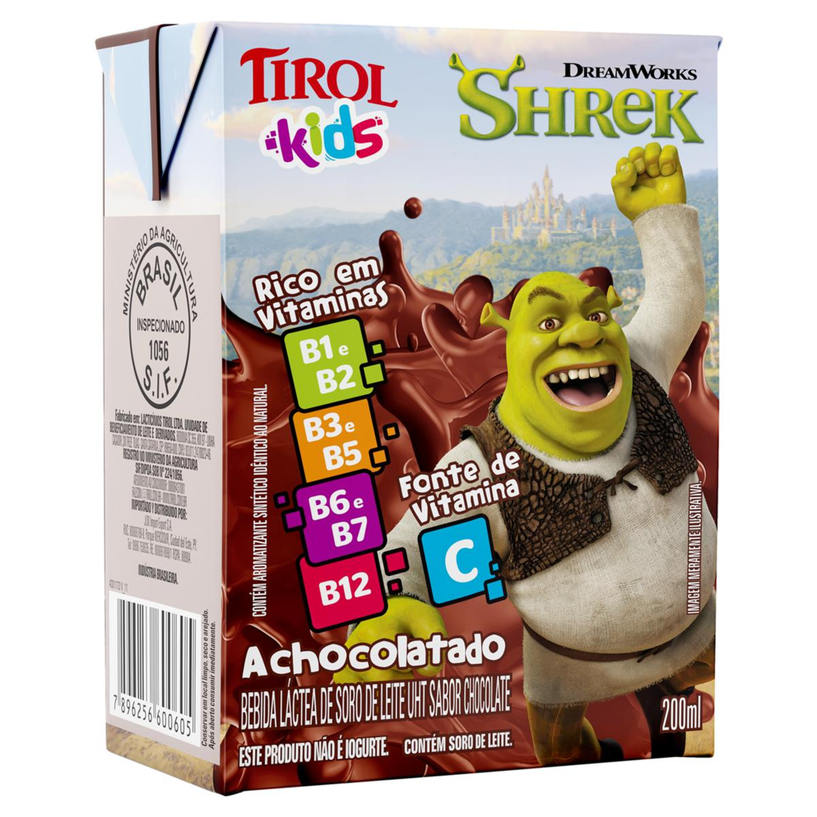 Bebida Láctea Tirolzinho Uht 200ml - Chocolate - Tp | Condor
