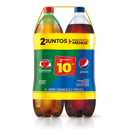Refrigerante Antarctica GuaranáPepsi 2L