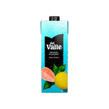 Nectar del valle s/acucar goiaba 1l