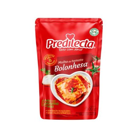 Molho de Tomate Predilecta Bolonhesa Sachê 300gr
