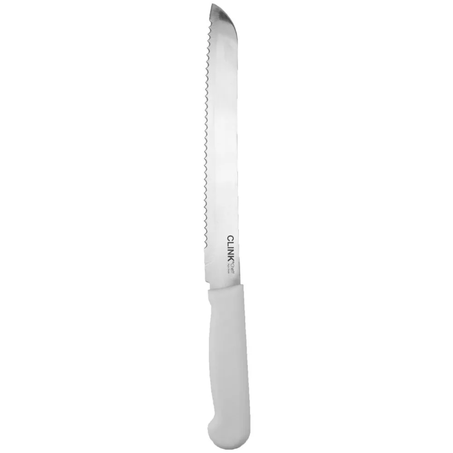 Faca pao inox cabo plastico n8