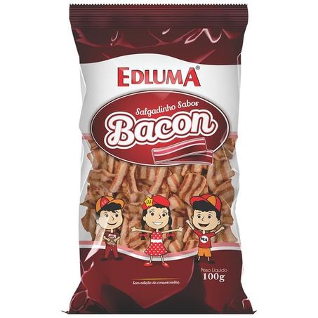 SALGADINHO EDLUMA BACON 100G