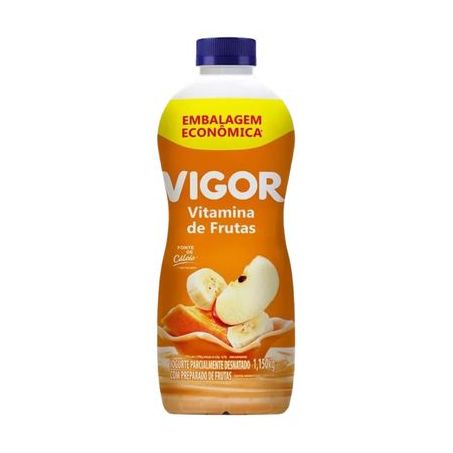 Iogurte Garrafa Vigor Vitamina De Frutas 1,115g