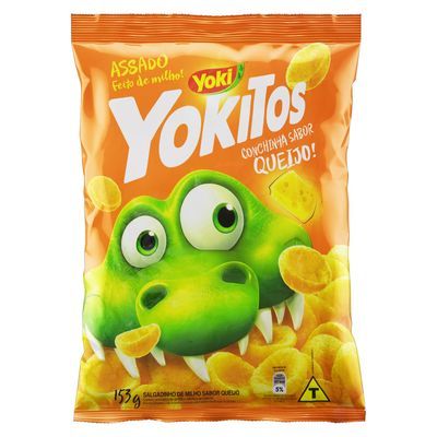 Salgadinho conchinha queijo yokitos 153g