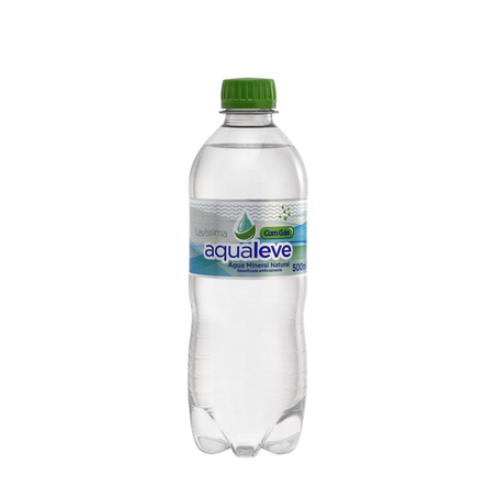 ÁGUA MINERAL C/GÁS AQUALEVE 500ML