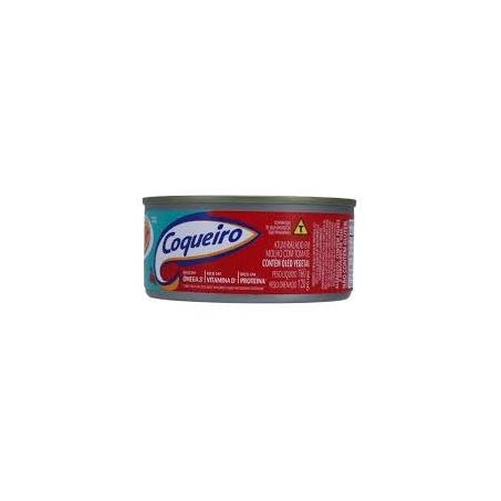 Atum Ralado Coqueiro em Molho de Tomate Lata 120gr
