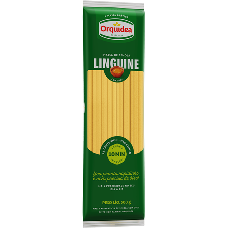 MASSA COM OVOS ORQUIDEA LINGUINE 500G