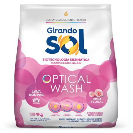 LAVA ROUPAS PO FLORAL ROSA GIRANDO SOL 4KG