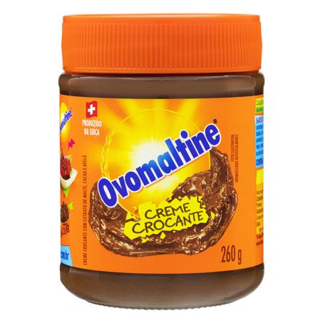 Creme de avelã crocante ovomaltine