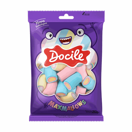Marshmallow docile tubo color baun 250gr