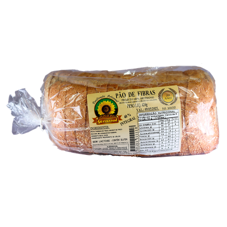 PAO DE FIBRAS 420G - GIRASSOL