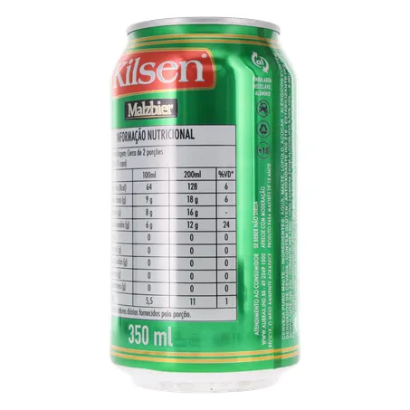 CERVEJA KILSEN MALZBIER PURO MALTE LATA 350ML 360-22