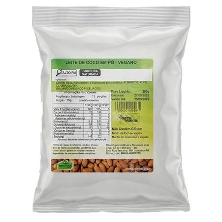 LEITE DE COCO VEGANO EM PÓ 200G