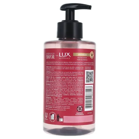 Sabonete Líquido Lux Botanicals Mão Revit Oleo de Bromélia Cop Pump 300Ml 360-17