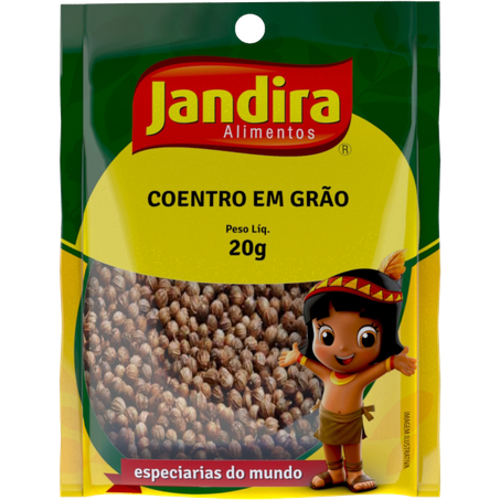 Coentro em grão jandira 20g