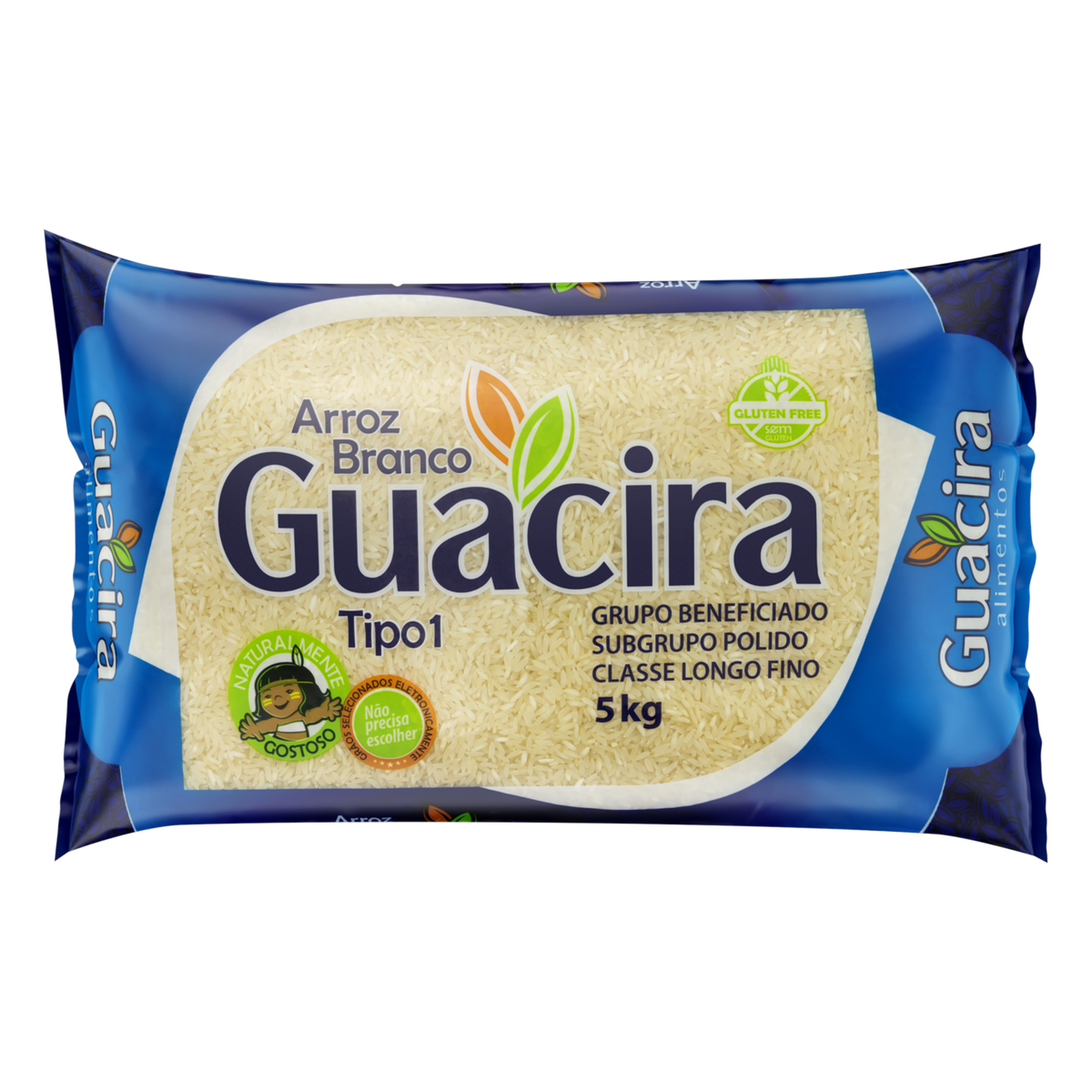 Arroz Tipo 1 Guacira Pacote 5kg