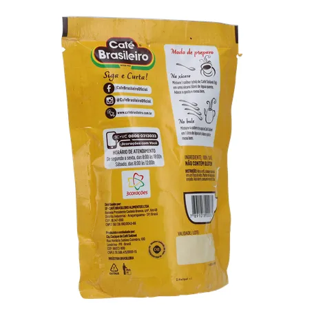Café brasileiro solúvel sachê 50g 360-15