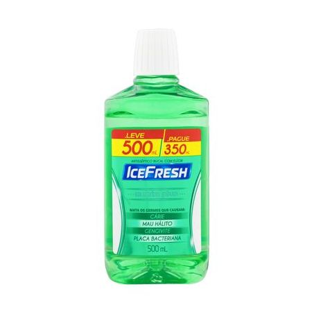 Enxaguante bucal ice fresh menta plus l500ml p350ml*