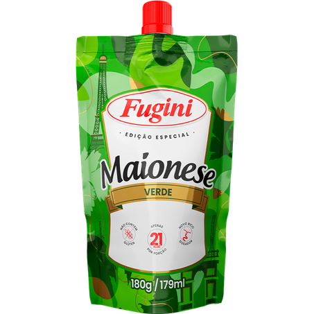 Maionese verde fugini 180g