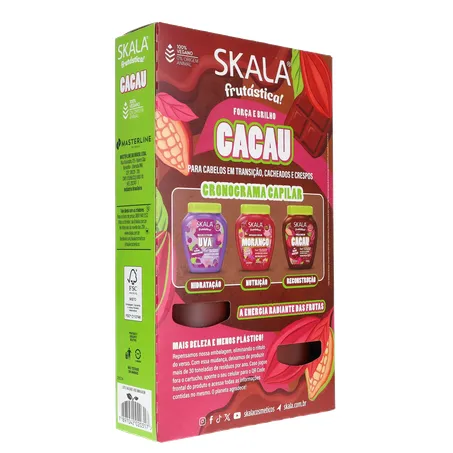 Kit Skala Cacau Cacau Shampoo 325ml Condicionador 200ml 
  360-14