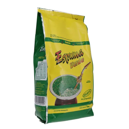 Erva mate espuma verde suave 1kg 360-15