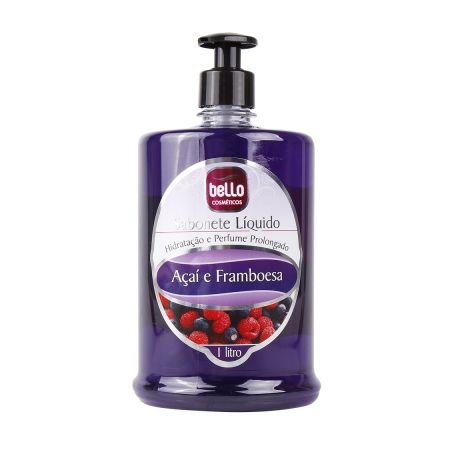 SABONETE LIQUIDO ACAI E FRAMBOESA BELLO 1L
