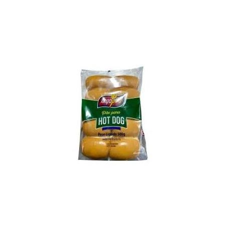 Pão lagopão de hot dog 21cm c/8 800g