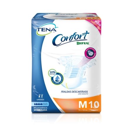 FRALDA TENA CONF. PLUS M C/8UN 