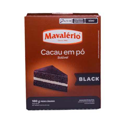 CACAU EM PO BLACK 180G