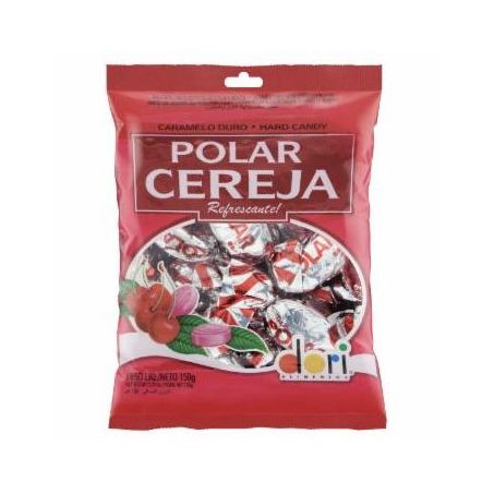 Bala dori polar cereja pacote 100g