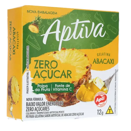Gelatina apti abacaxi zero 12g 360-33