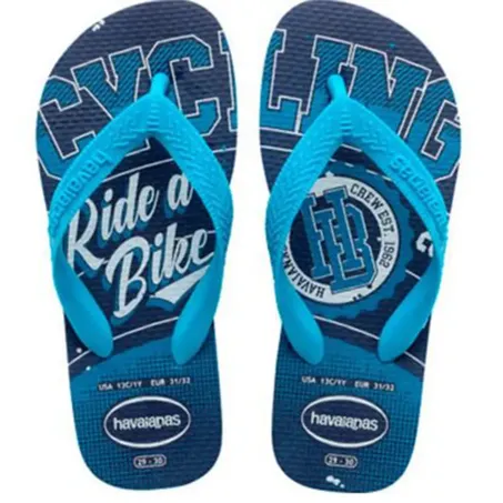 Sandalia havaianas kids 23/24 athletic marinho