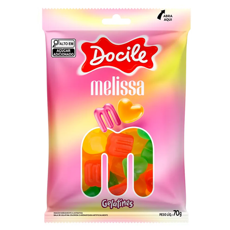 BALA DOCILE GELATINES MELISSA 70G