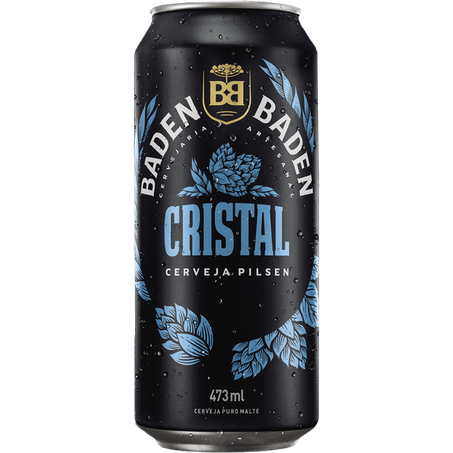 Cerveja baden cristal 473ml latao