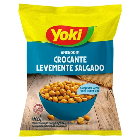Amendoim Yoki 800g Crocante Levemente Salgado