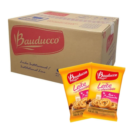 BISCOITO AMANTEIGADO LEITE C/ GOTAS DE CHOCOLATE SACHÊ 9G C/400UN BAUDUCCO