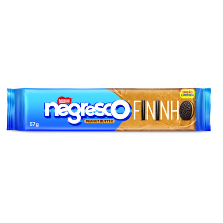 Biscoito Negresco Pasta Amendoim Fininho Pacote 57G