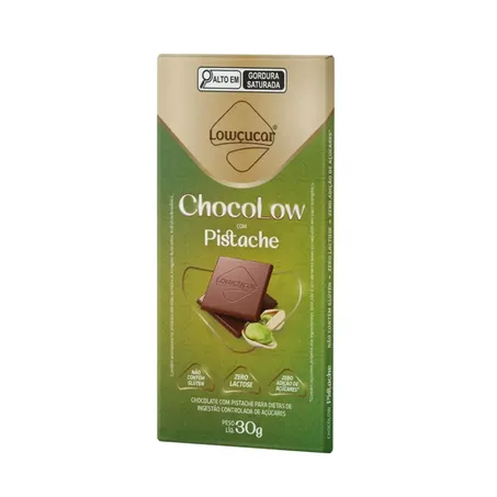Chocolate Lowcucar 30g Zero Lactose Pistache