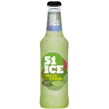 Drink pronto l neck ice 51 275ml maça verde