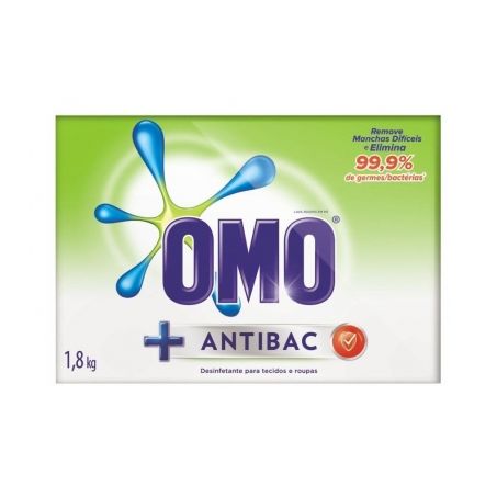 LAVA ROUPA OMO ANTIBAC 1,8 KG                     