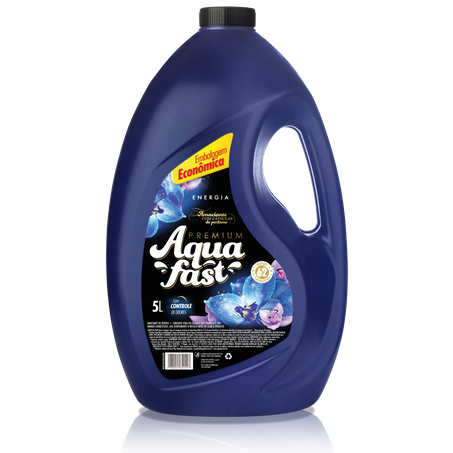 Amaciante roupa aqua fast energ azul 5l