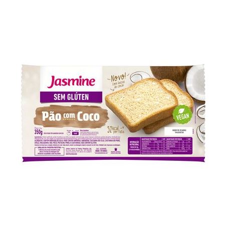 PAO JASMINE 350GR S/GLUTEN COCO