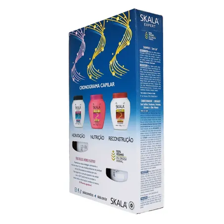 Kit Shampoo + Condicionador 325ml Cada Skala Bomba de Vitaminas Caixa com 2un - 650ml 360-23
