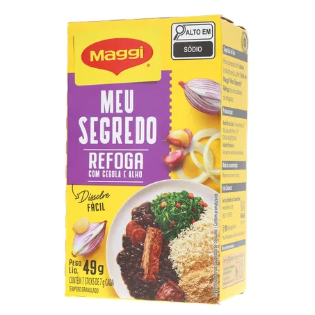 TEMPERO MAGGI MEU SEGREDO ALHO E CEBOLA 49G 360-2