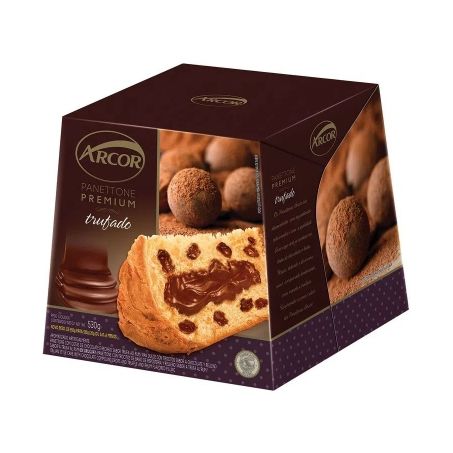 Panettone arcor 550g rech trufa