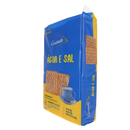 Biscoito água e sal casaredo pacote 700g 360-5