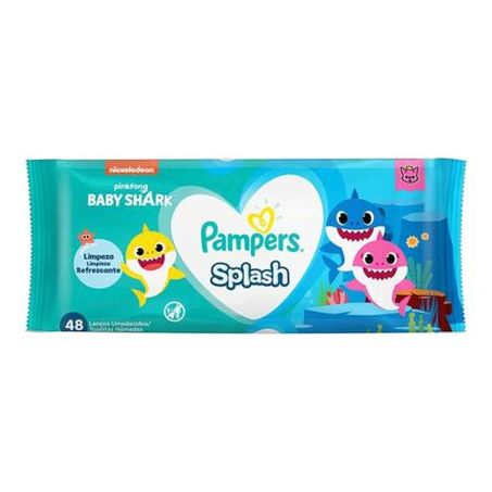 Toalhinhas pampers splash baby s 48un