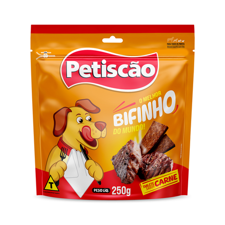 PETISCAO TABLETE NATURAL FARM BIFINHO DE CARNE 250G