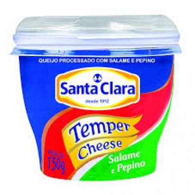 Queijo com salame e pepino temper cheese 150g